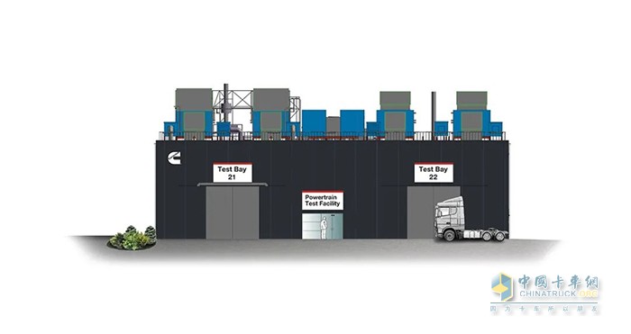 康明斯中国 新动力总成测试楼 发动机