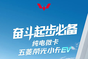 全新五菱荣光小卡EV，开启奋斗创富新密码！