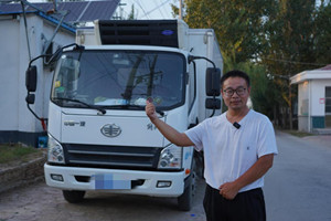 幸福相伴 解放轻卡虎VN冷藏车给了刘方二次创业的勇气