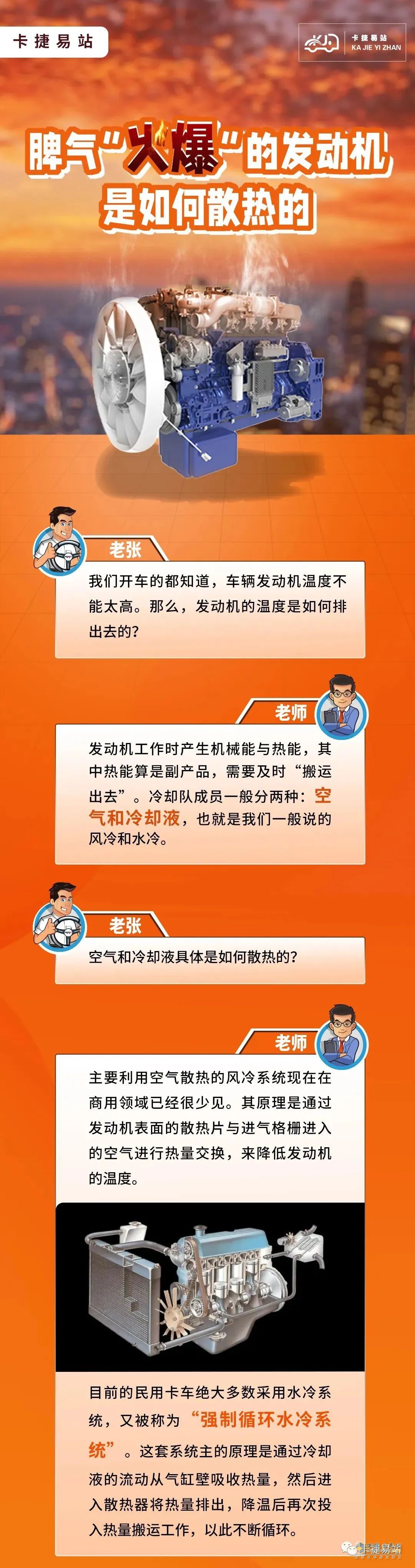 发动机散热的方式方法究竟是啥？看下面就明白了！