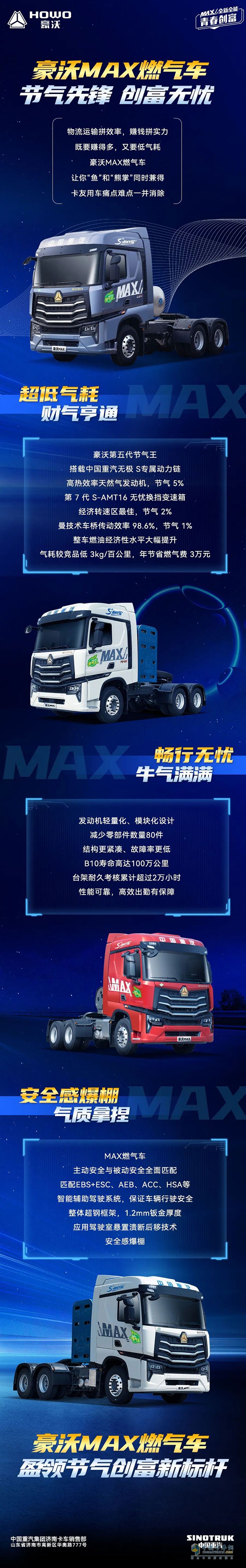 　节气先锋 创富无忧 豪沃MAX燃气车