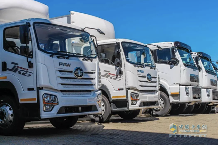 第一季度实现终端销售794辆 解放卡车首次夺取南非市场占有率第一名