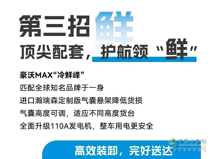 豪沃MAX“冷鲜峰”招招“鲜”，助你夏日冷链无惧“烤”验！