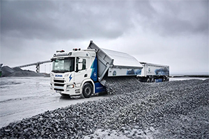 斯堪尼亚:挪威“重量级”纯电动卡车总重66吨