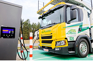 世界首辆斯堪尼亚纯电轿运卡车在德国投运