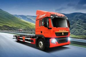 中国重汽豪沃车厢可卸式载货车助力高效运营！