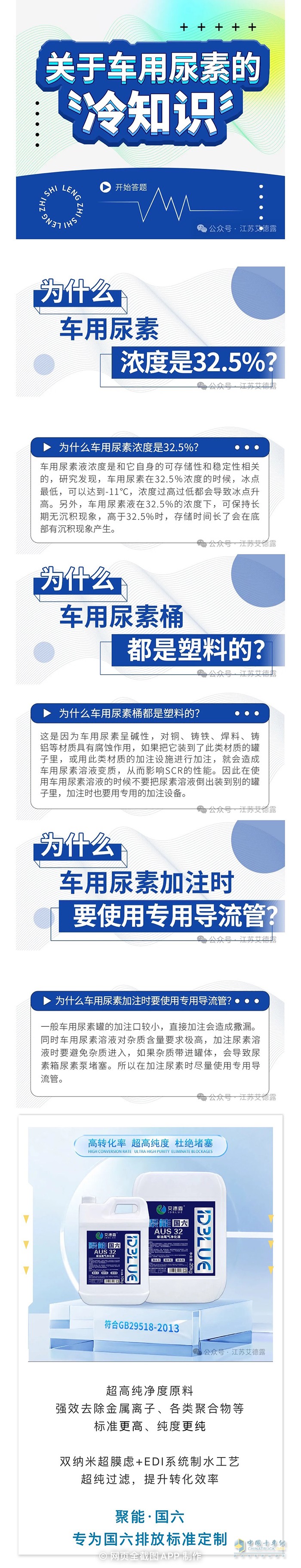 这些车用尿素的冷知识，你知道吗？