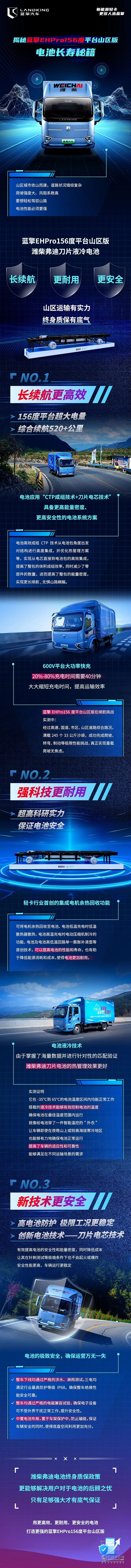 蓝擎轻卡:电池行才是“真行”，终身质保就是有底气！