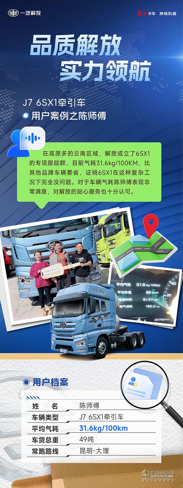 告别高气耗！一汽解放J7“节气先锋”实至名归
