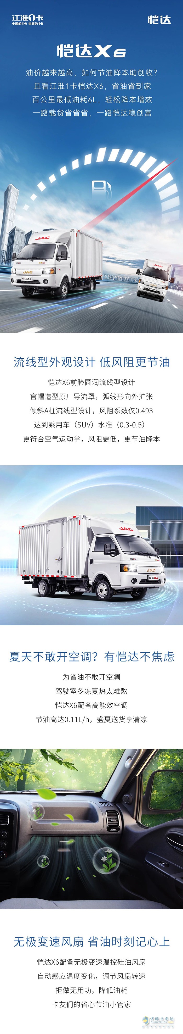 告别“油老虎”，恺达X6带你开启省油创富新模式 ​