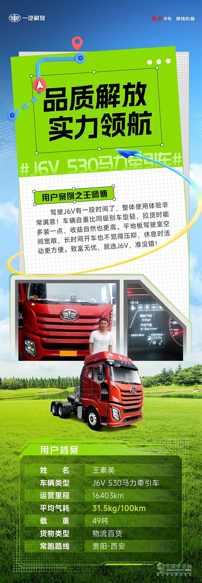 收益就是王牌，致富无忧就选解放J6V！