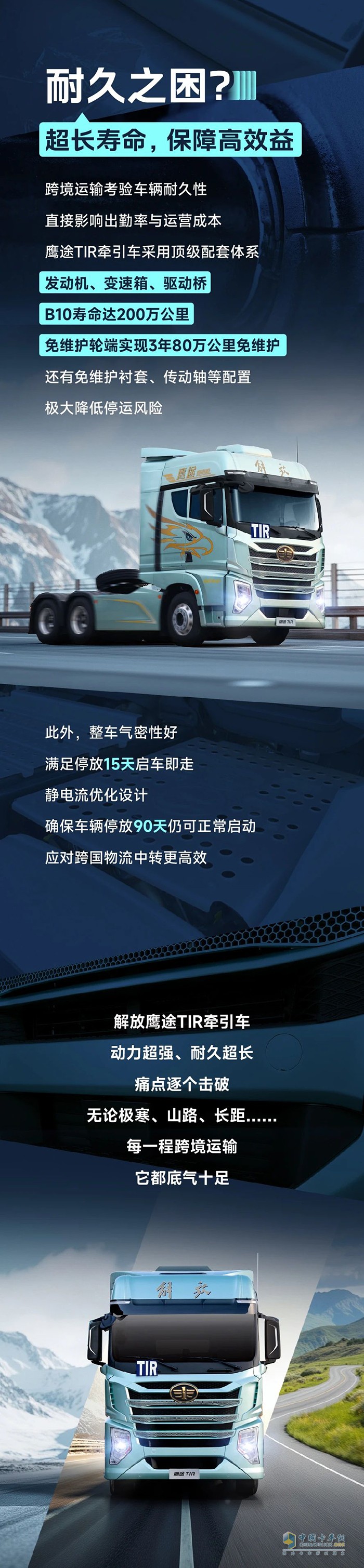 跨境运输火了！看鹰途TIR牵引车的硬核通关指南