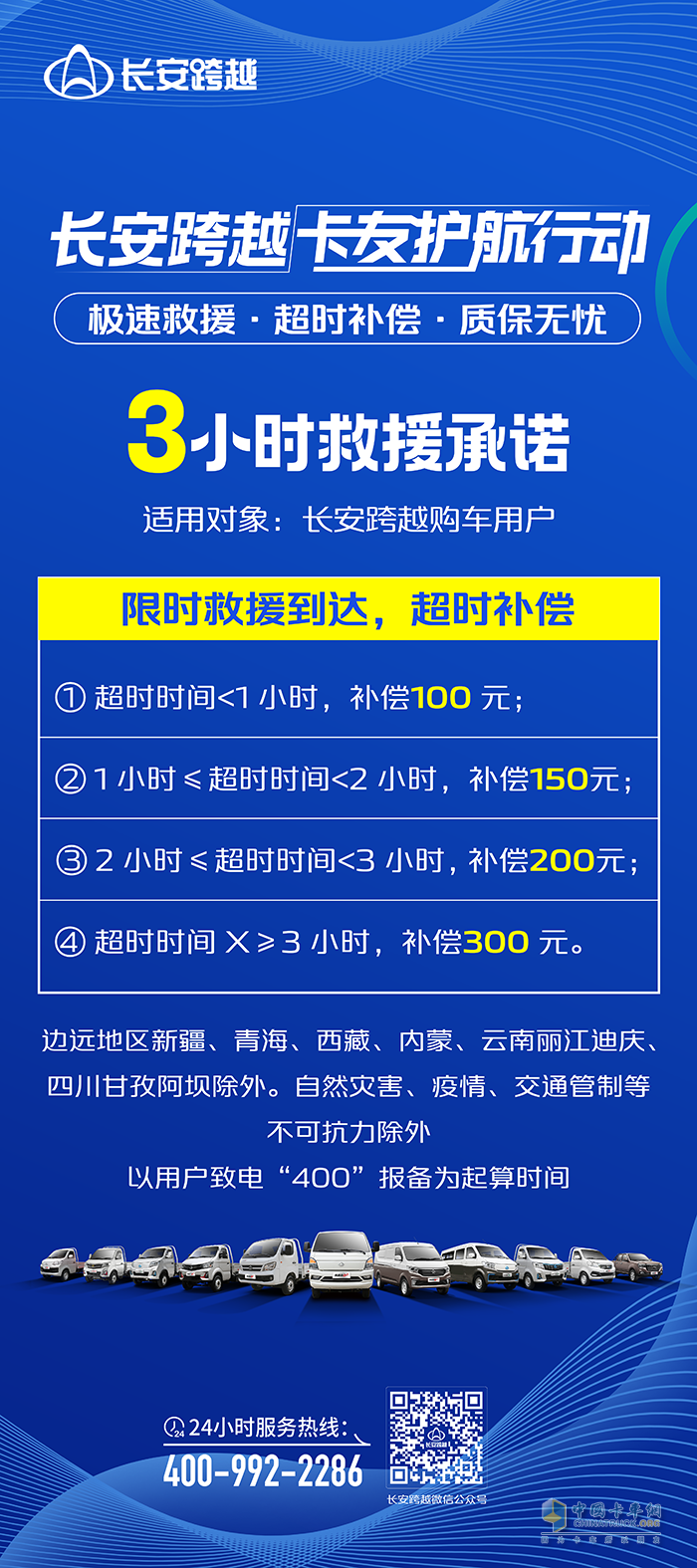 长安跨越卡友护航行动：三小时救援承诺