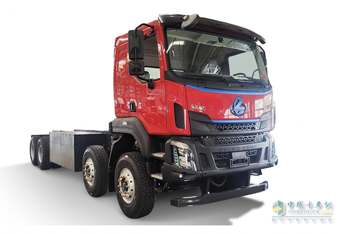 乘龙600度电H5 8X4纯电自卸车