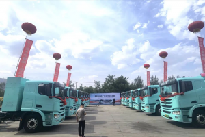 30台联合重卡电麒麟交付宁夏，助力西北物流绿色升级