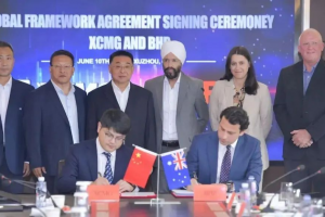 徐工集团与必和必拓签署矿业设备供应全球框架协议