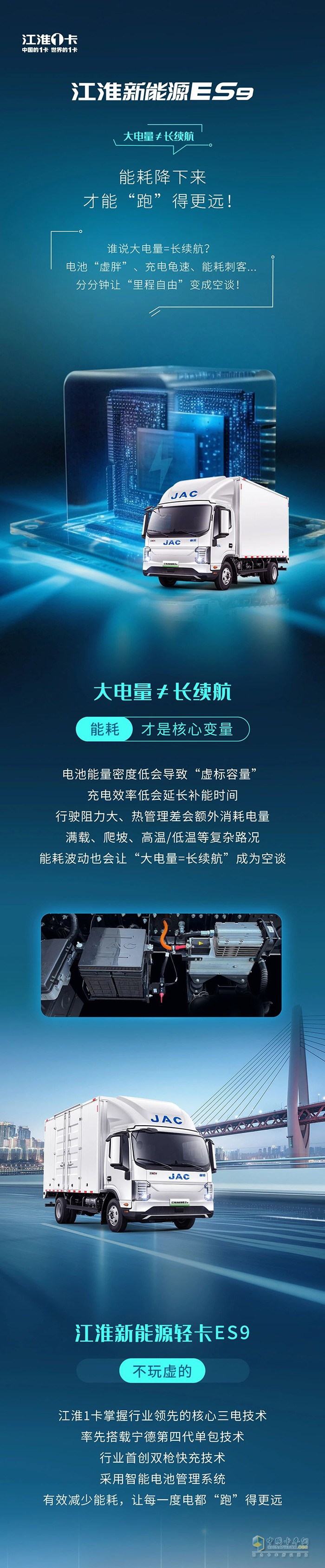 江淮：大电量≠长续航！能耗降下来，才能“跑”得更远！