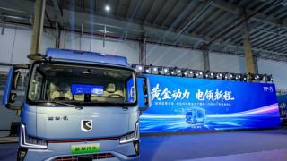 潍柴蓝擎恒星动力 国内首款200度电量纯电轻卡——蓝擎X7发布