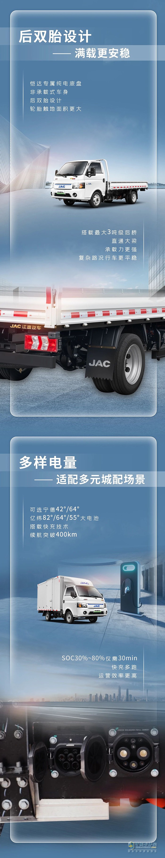 江淮恺达EX6，中国后双胎新能源小卡王中王