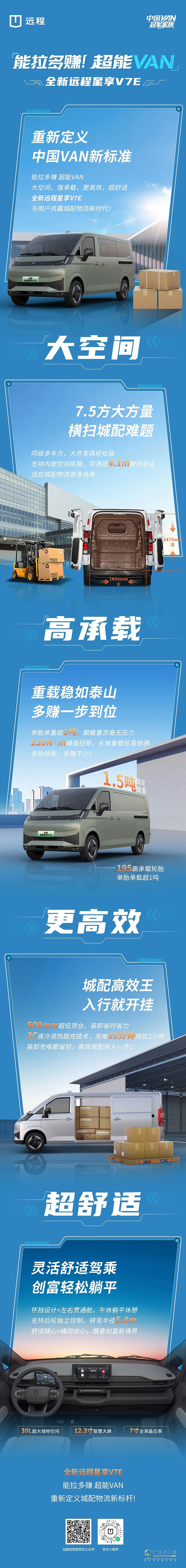 能拉多赚超能VAN 远程星享V7E四大硬核优势