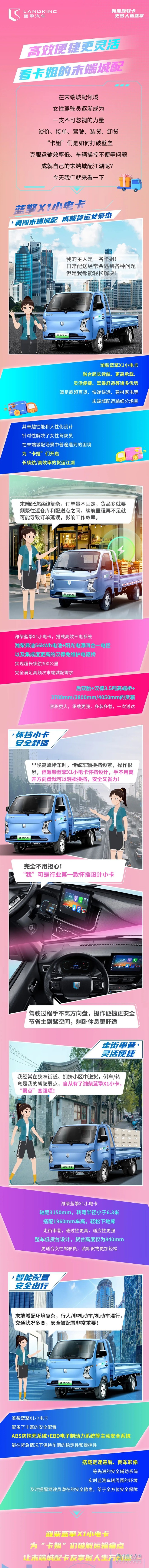 高效便捷更灵活！看潍柴蓝擎 X1带“卡姐”们刷新货运自由度！