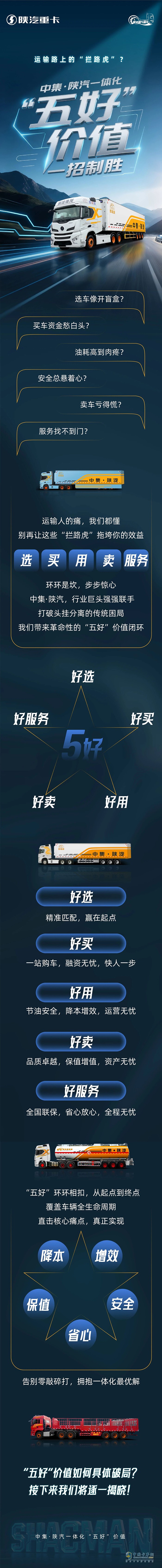 运输路上的“拦路虎”？中集·陕汽一体化“五好”价值，一招制胜！