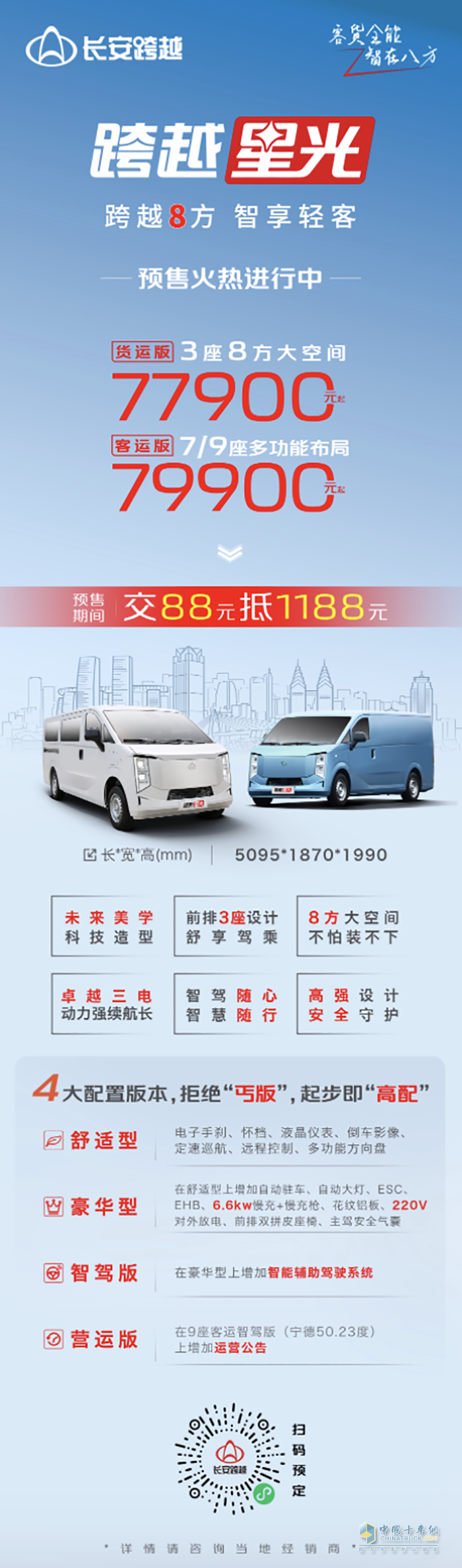 客货全能，智在八方！长安跨越星光预售火热进行中！ 