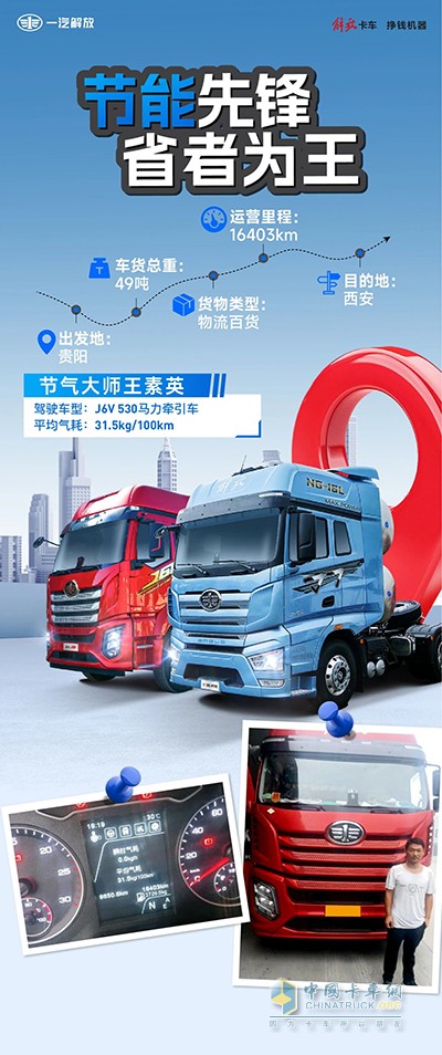 解放J6V 530马力牵引车