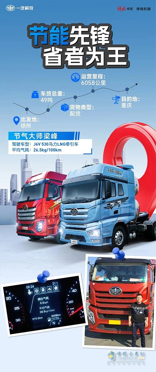 开解放J6V，省在途，赚在手！