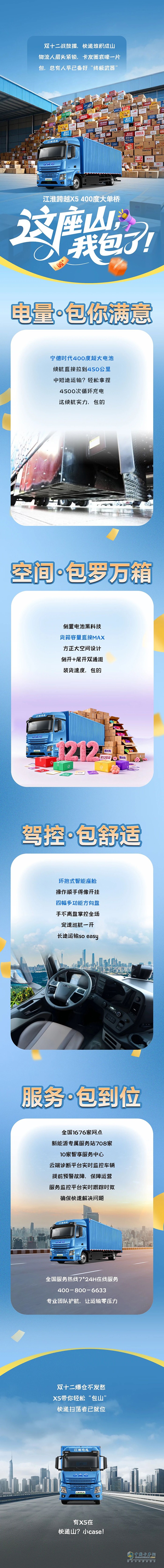 江淮格尔发:双十二快递堆成山?我的X5直接“包山”!