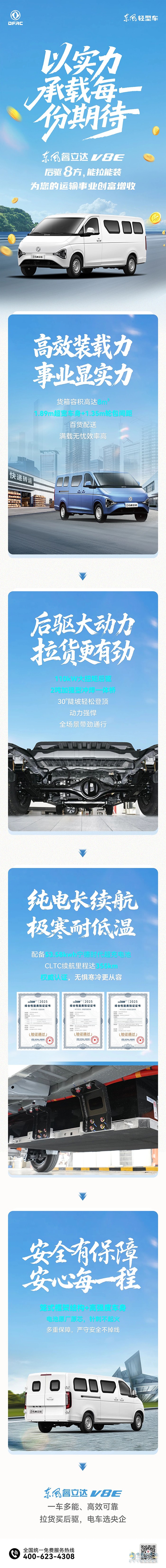 东风睿立达V8E以实力承载每一份期待:后驱8方能拉能装