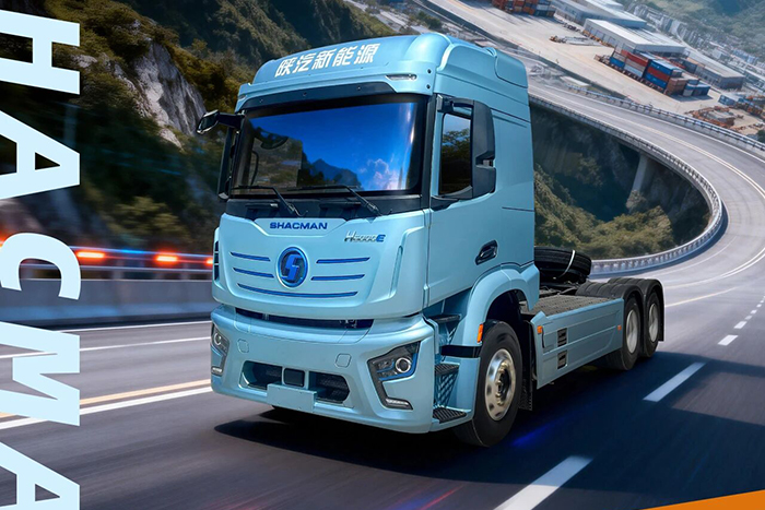 陕汽新能源H6000E轻量化版牵引车超级节省超级轻量！