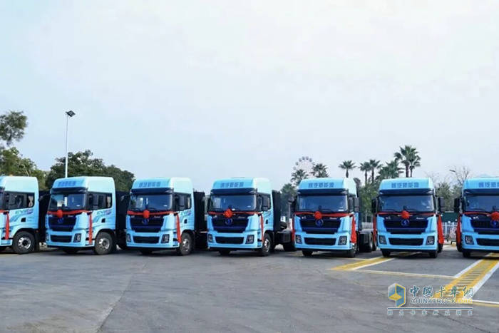 中集•陕汽X5000E落地崇左 赋能区域智能物流