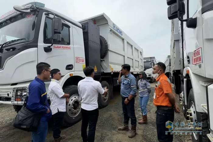 徐工纯电动自卸车亮相东南亚绿色矿业展