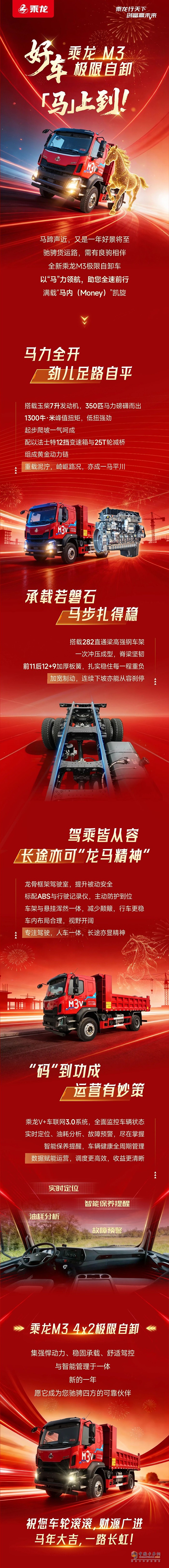 好车【马】上到！全新乘龙M3极限自卸助您马力全开，畅意驰骋货运路