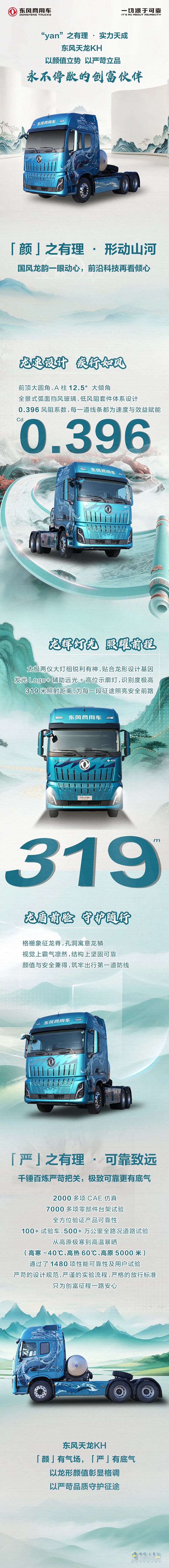 永不停歇的创富伙伴 东风天龙KH以颜值立势，以严苛立品