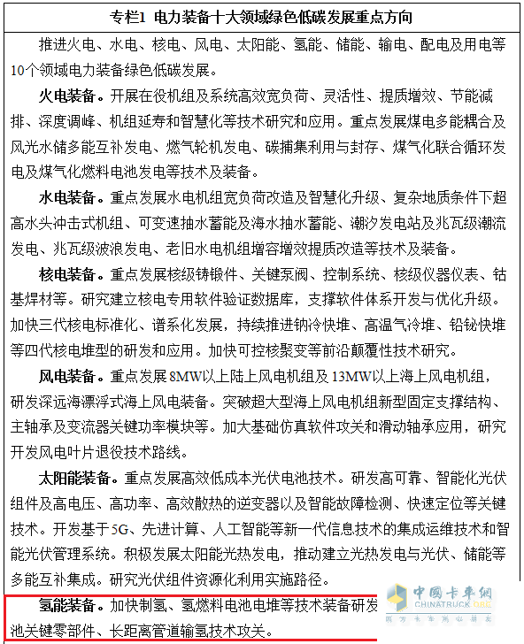 五部委联合  氢能产业链再升级