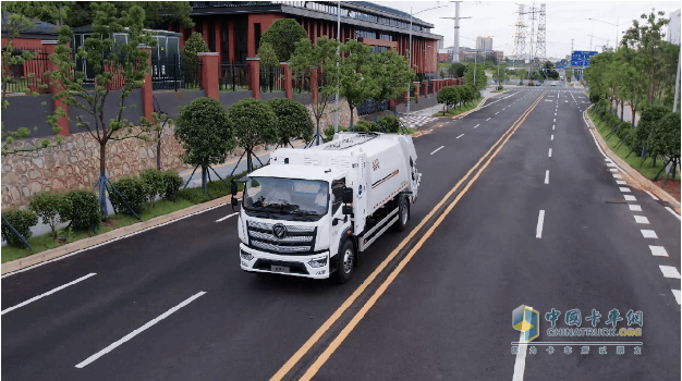 福田普罗科氢燃料压缩车360度解析