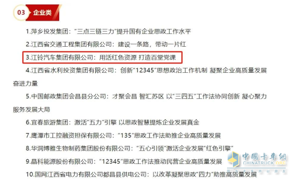 江铃集团：省级荣誉×2