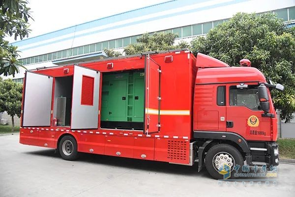 森源鸿马发电照明车助力城市应急照明保障
