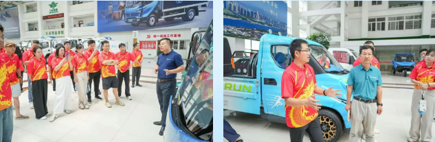 郑州有方货运公司走进飞碟汽车，体验智造科技魅力