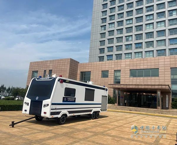 “移动防线”守国门！森源鸿马移动安检车上岗天津边检总站