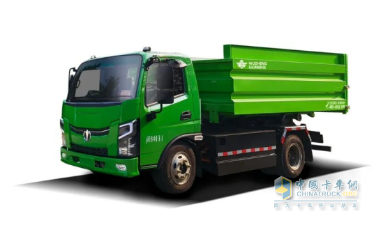 五征纯电动车厢可卸式垃圾车：绿色动力，高效环卫新选择