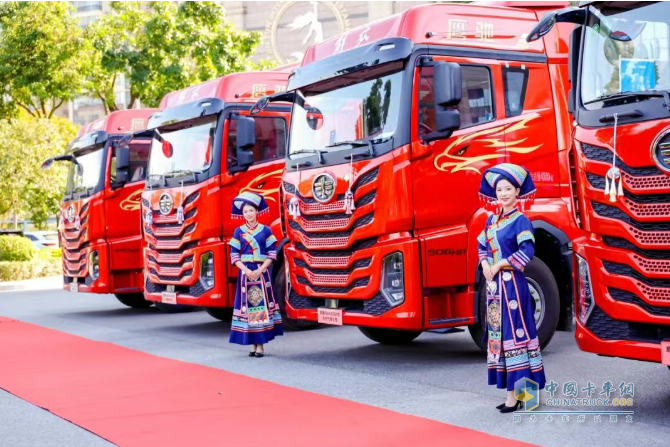 青致远 鹰未来 驰新程!一汽解放鹰驰系列广西区域上市发布会圆满举行