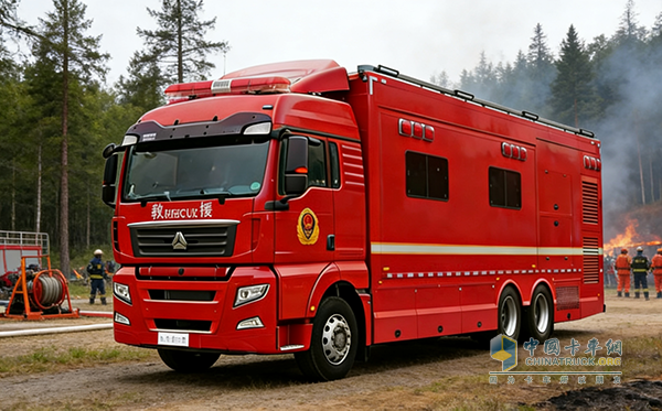 森源鸿马汕德卡C7通信指挥车守护生命防线