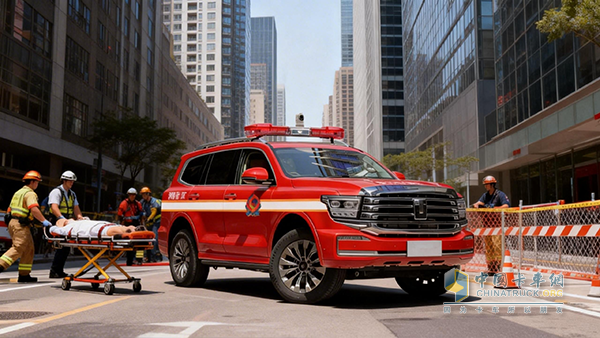 硬核越野破局 智联指挥赋能—森源鸿马前突指挥车守护应急救援“最后一公里”