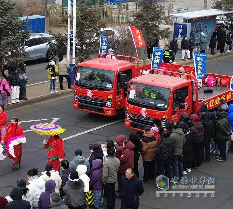 社火活动成“明星”，新春豪礼献真情—东风轻卡张北新春团购会圆满举办