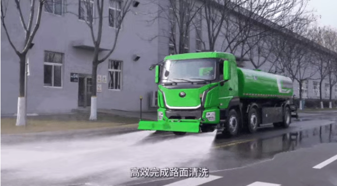 宇通环卫25吨纯电高压清洗车,长距离道路清洗高性价比之选