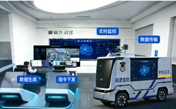 森源鸿马无人巡逻车解锁便民实战新体验