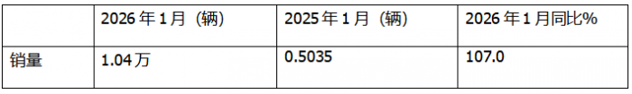 1月新能源轻卡：销1.04万辆创史上最佳开局；跃进\远程争第一，比亚迪冲进前五